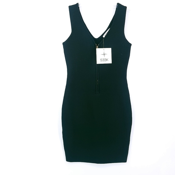 LF | Dresses | Lf Seek The Label Black Stretch Bodycon Mini ...